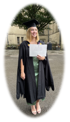a photo of Daisy at graduation